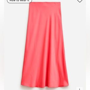 NWT! J.CREW Gwyneth Slip Skirt medium